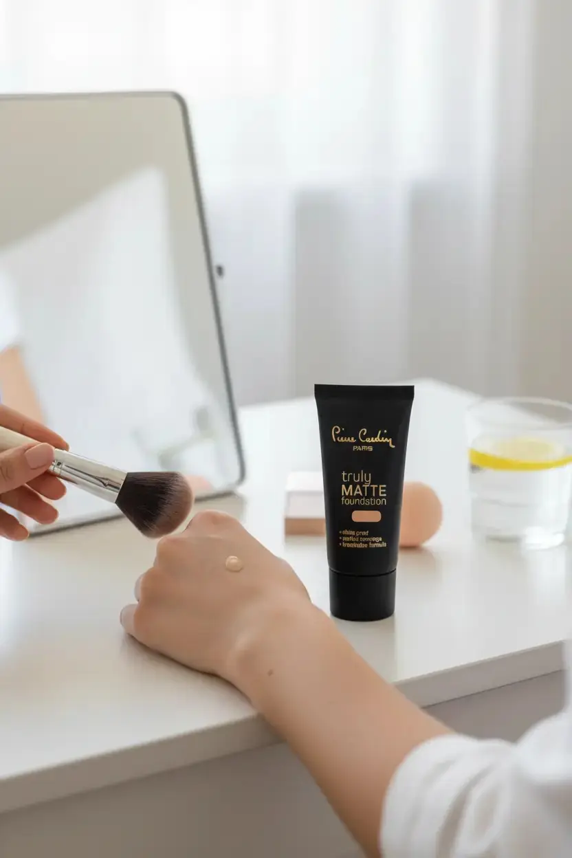 Pierre Cardin Truly Matte Fondöten – Ivory Buff Yüksek Kapatıcılık