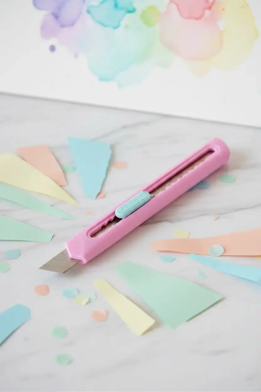 Miniso Lisanslı Basic Serisi Maket Bıçağı – Paslanmaz Çelik Bıçaklı Pratik Kesim Aleti