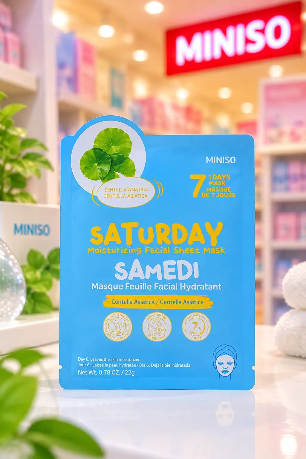 Cumartesi Nemlendirici Yüz Maskesi (Centella Asiatica)