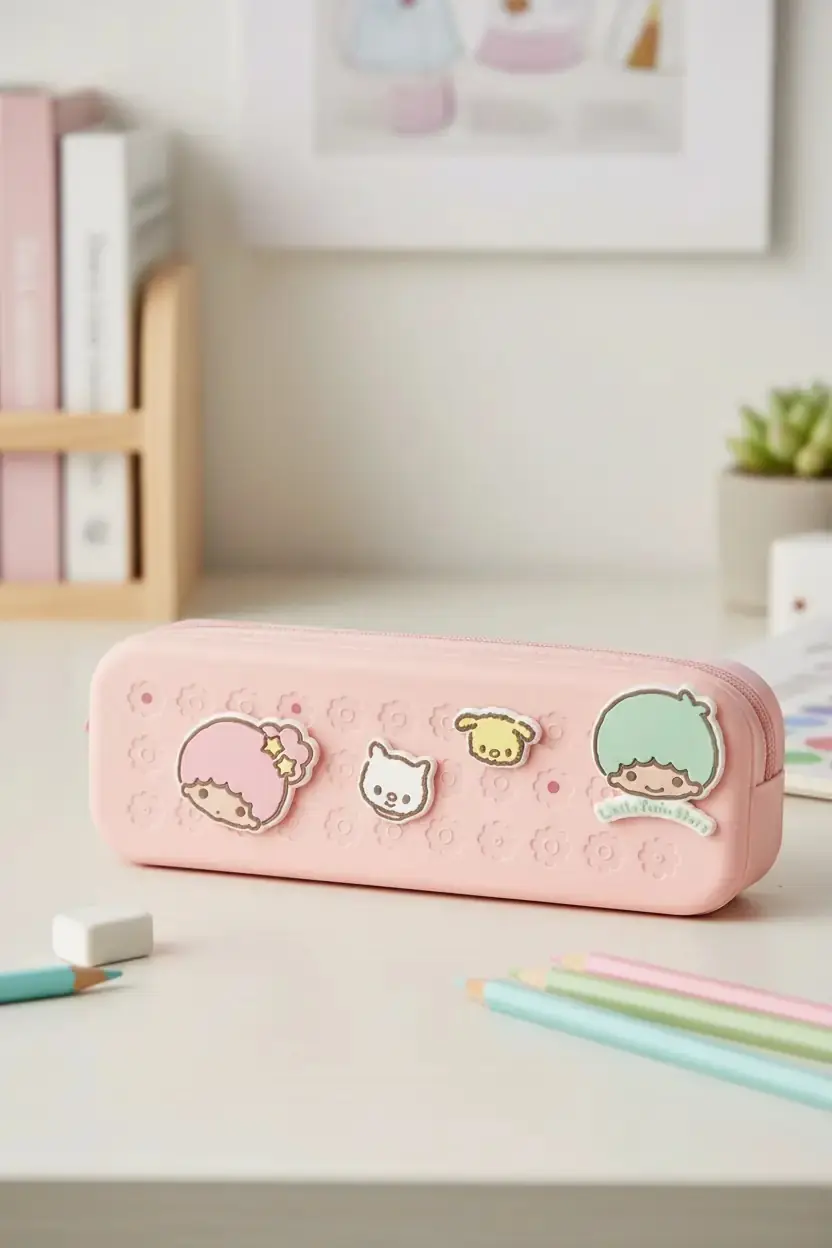 Miniso Lisanslı Little Twin Stars Stacking Fun Delikli Kalem Kutusu 21,5 Cm – Sevimli Tasarım