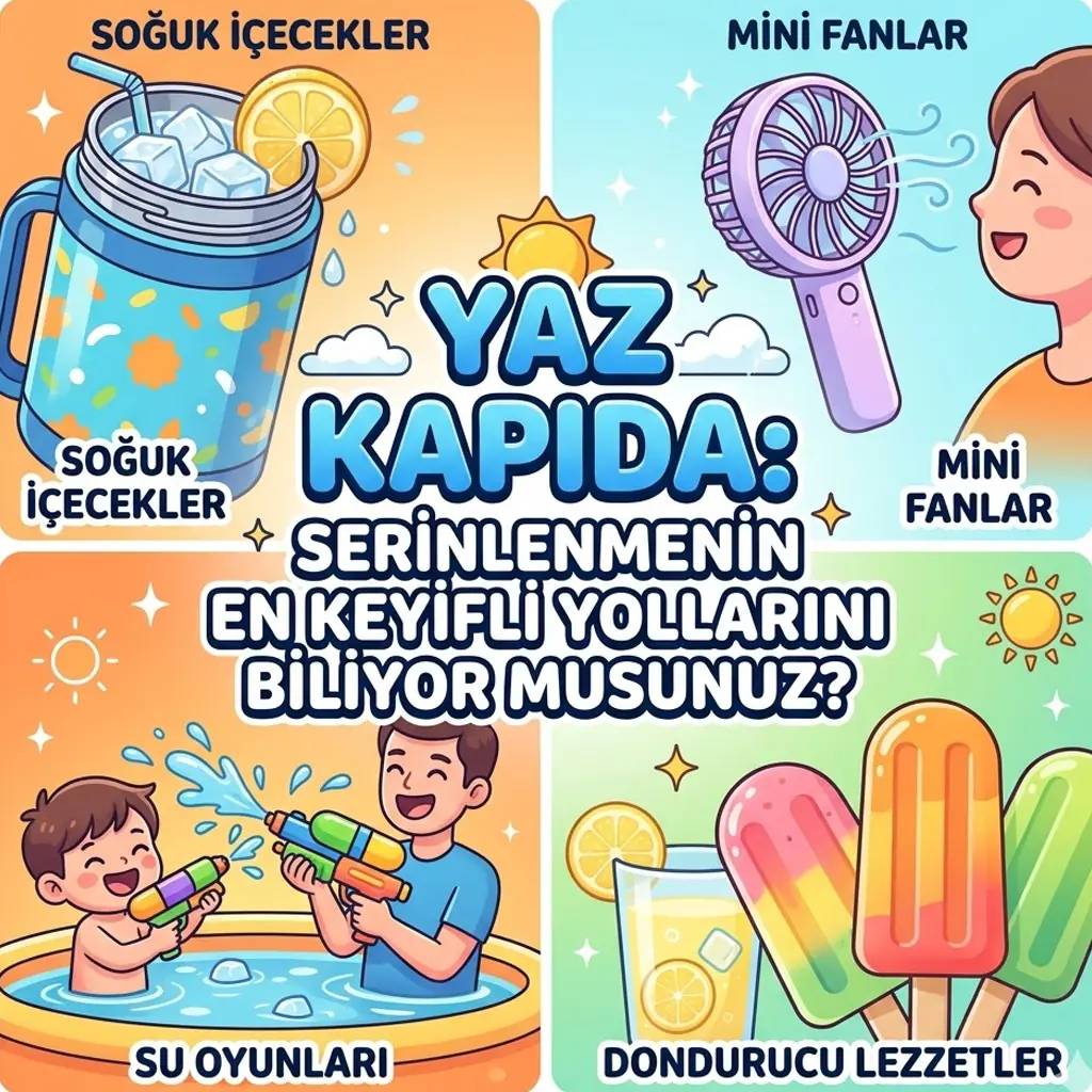 Yaz Kapıda: Peki Serinlemenin En Keyifli Yollarını Biliyor Musunuz?