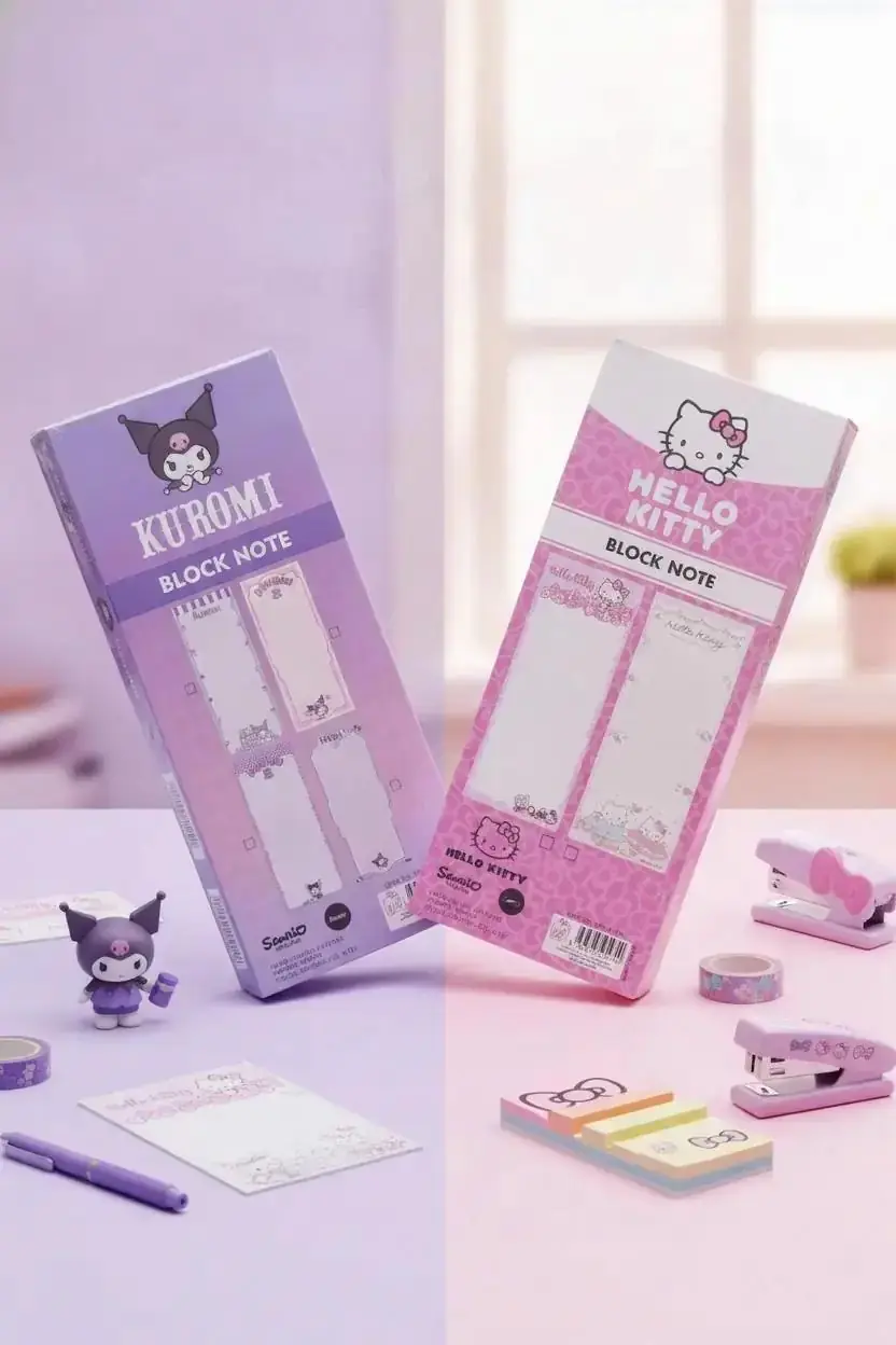 Sanrio Lisanslı Bloknot 9X22,7 Cm – Liste & Planlayıcı Not Defteri (Okul & Ofis)