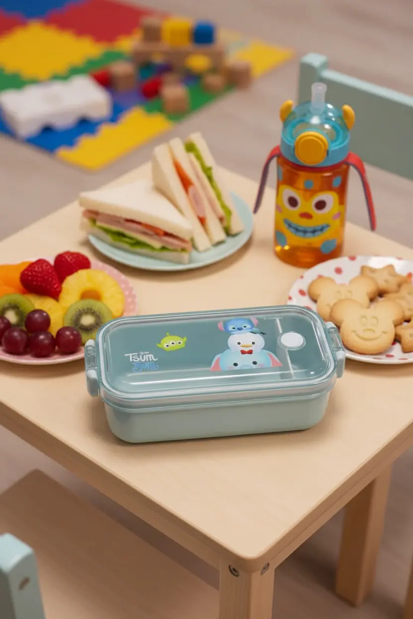 Disney Lisanslı Tsum Tsum Serisi Yemek Kabı 450 ml Sızdırmaz Saklama Kabı