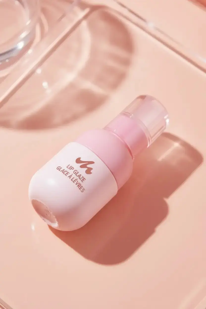 Miniso Lisanslı Minimalist Boncuk Zincirli Mini Şişe Dudak Parlatıcısı – 03 Sıcak Kahverengi