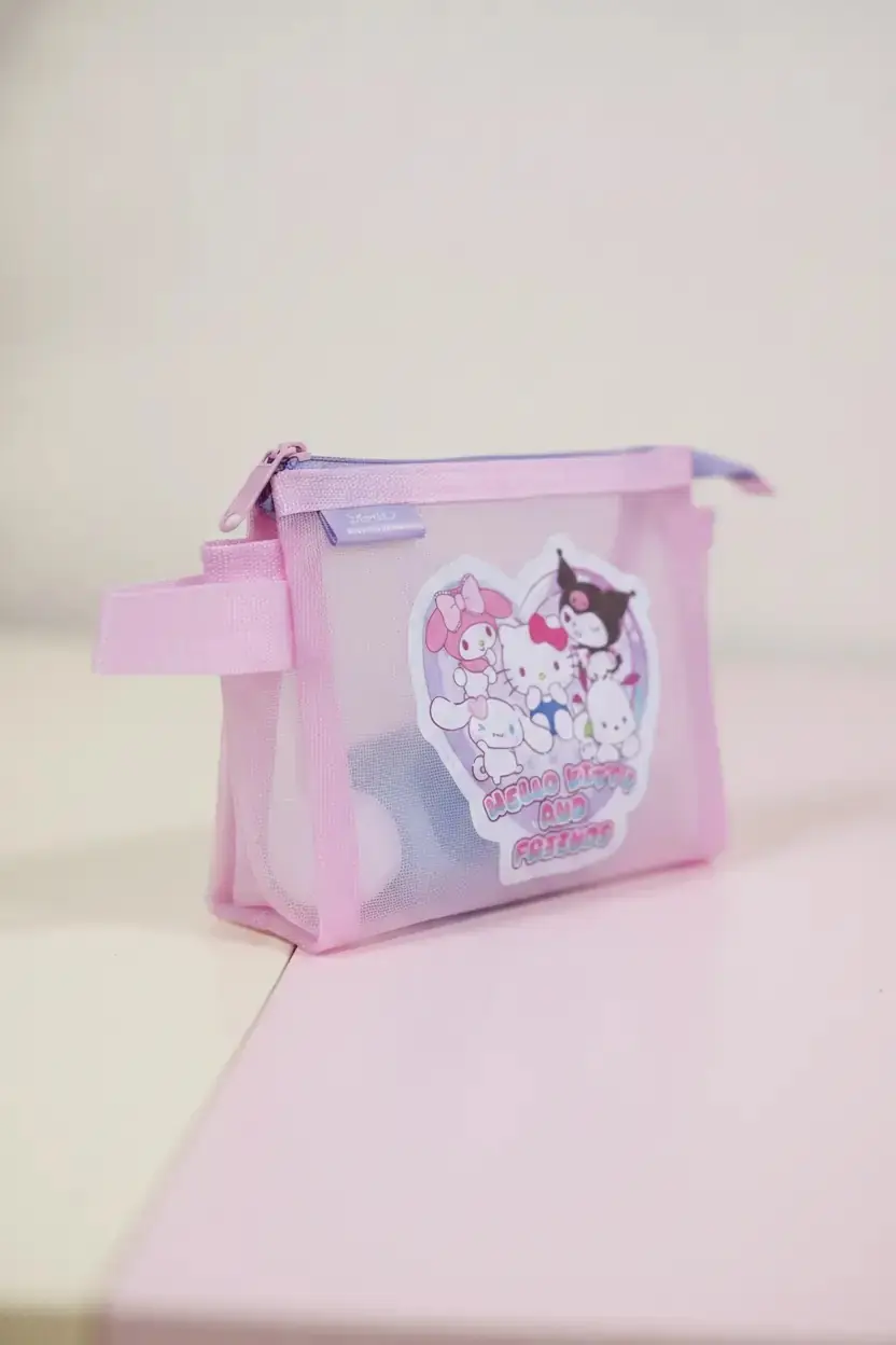 Miniso Lisanslı Hello Kitty Sweet Factory File Kalemlik 13,5 Cm – Pembe
