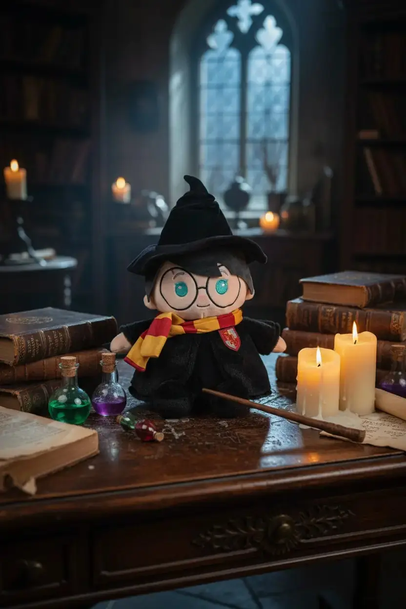 Harry Potter Lisanslı Magic Robe Oturan Peluş Oyuncak