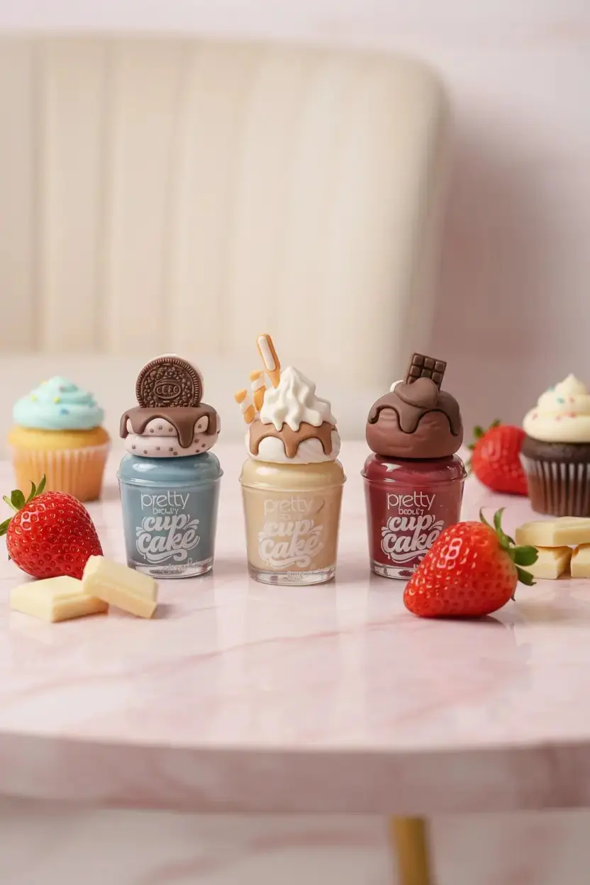 Pretty Beauty Cup Cake Lip Oil PB-449 – Parlak ve Nemlendirici Dudak Yağı