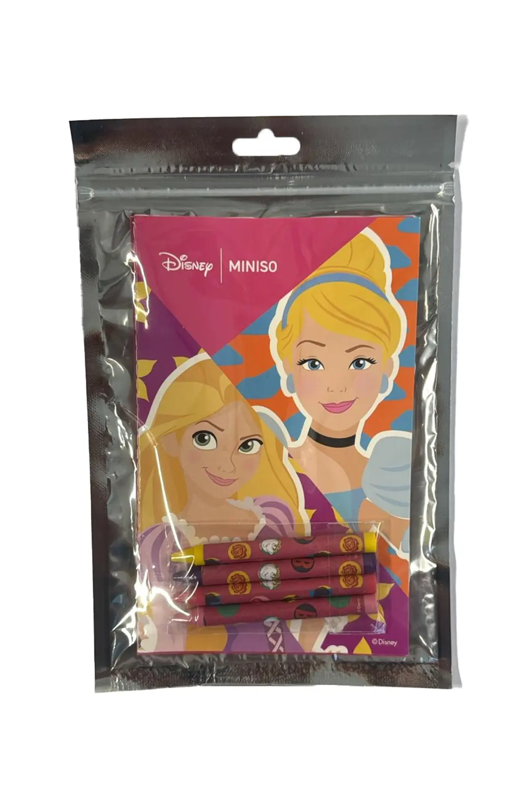 Disney Prenses Lisanslı Çizim Çantası – Boyama Kitabı & Sticker & Pastel Boya
