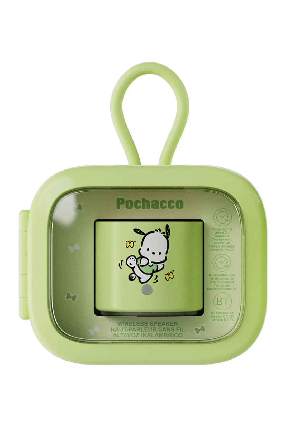 Sanrio Lisanslı Pochacco Taşınabilir Metal Kablosuz Hoparlör