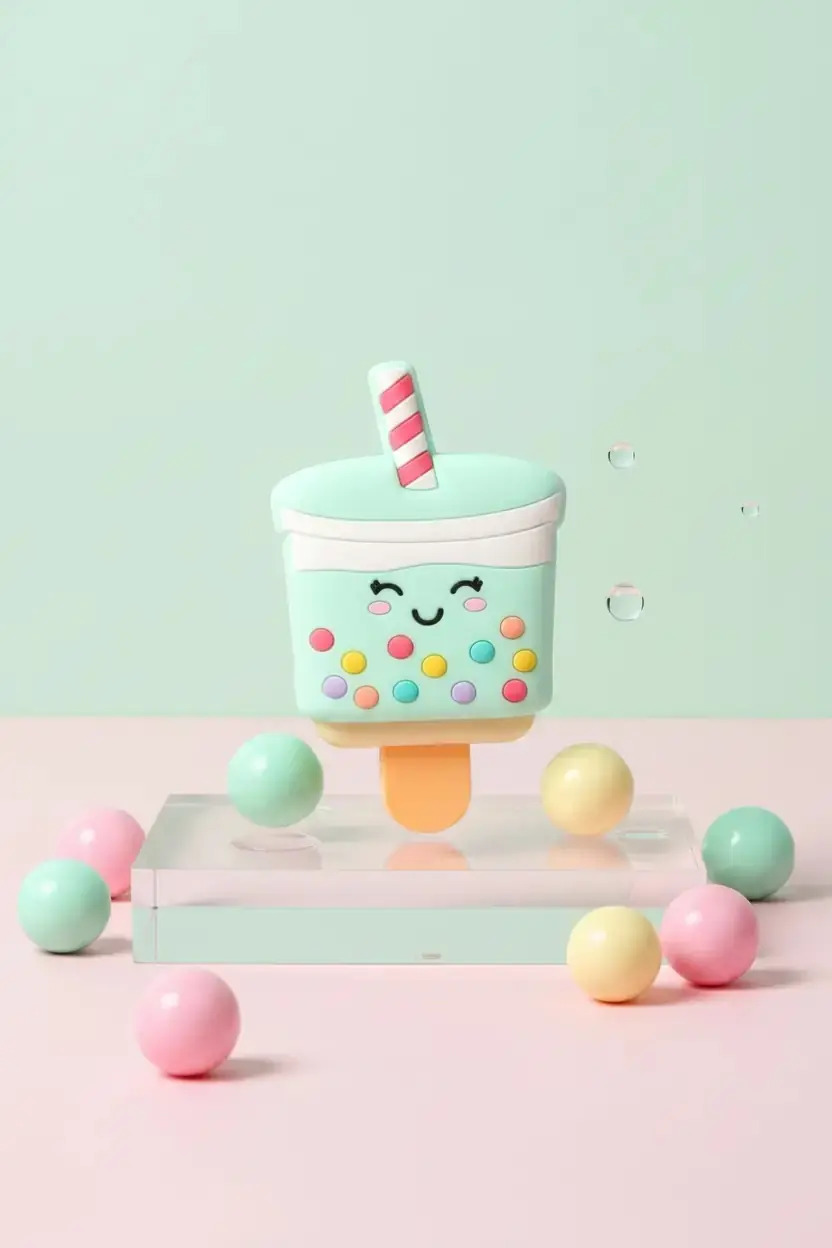 Miniso Lisanslı Tatlı Temalı Sütlü Çay Lip Gloss – Nemlendirici Dudak Parlatıcısı