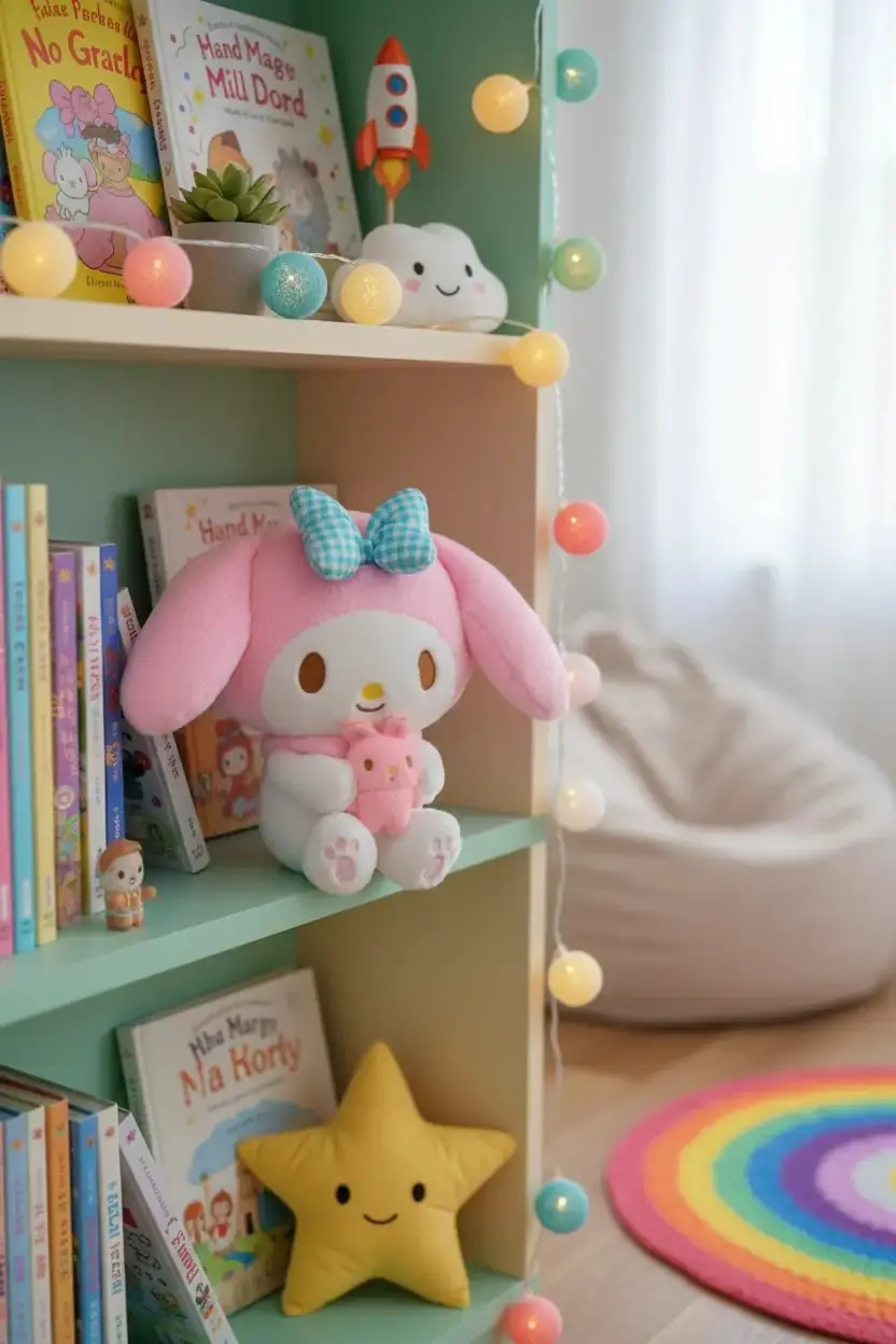 Sanrio Lisanslı My Melody Peluş Oyuncak 28 Cm – Oturan Mini Arkadaşlı Yumuşacık Tasarım