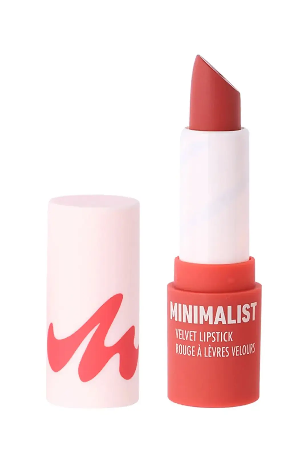 Miniso Lisanslı Minimalist Kadife Mat Ruj 01 – Şeftali Tonlu 7,7 Cm
