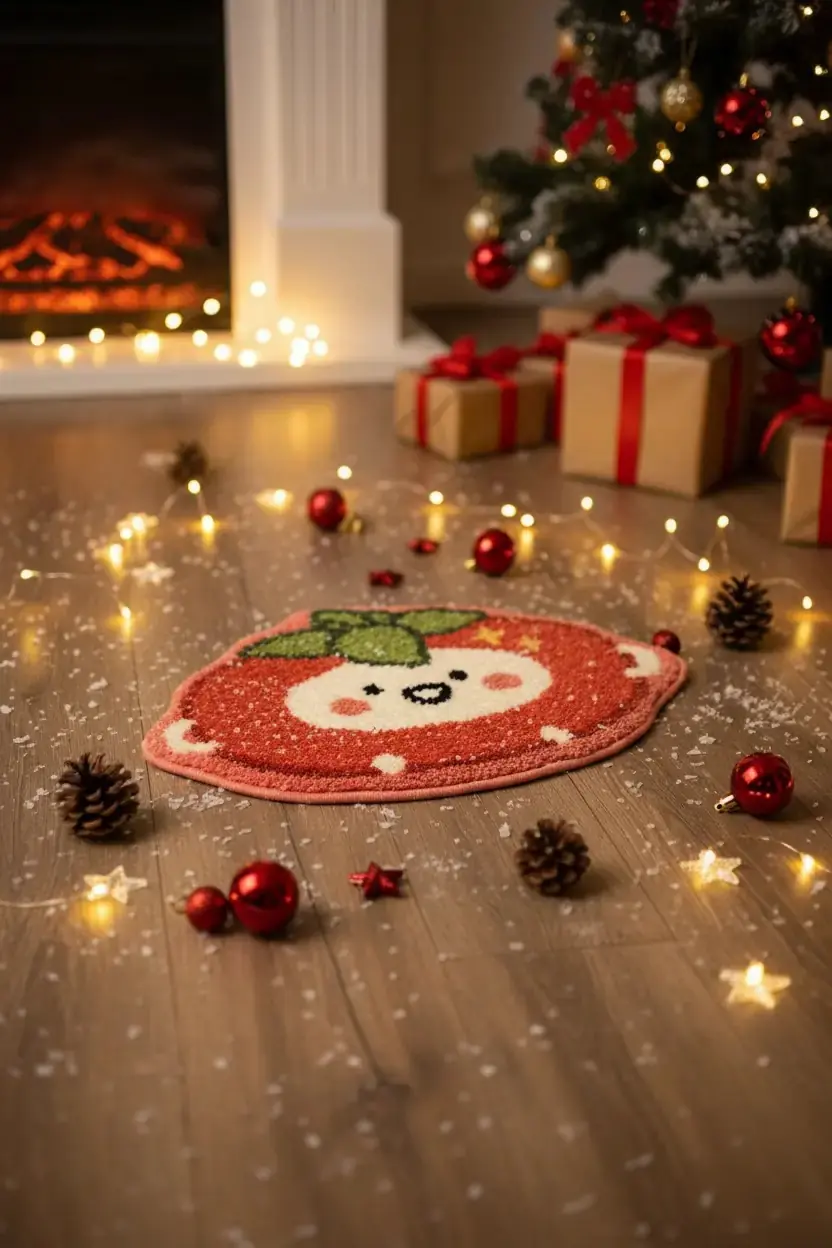 Miniso Lisanslı Twinkle Fair Peluş Küçük Halı 47 Cm – Yumuşak Dekoratif Çocuk Odası Halısı