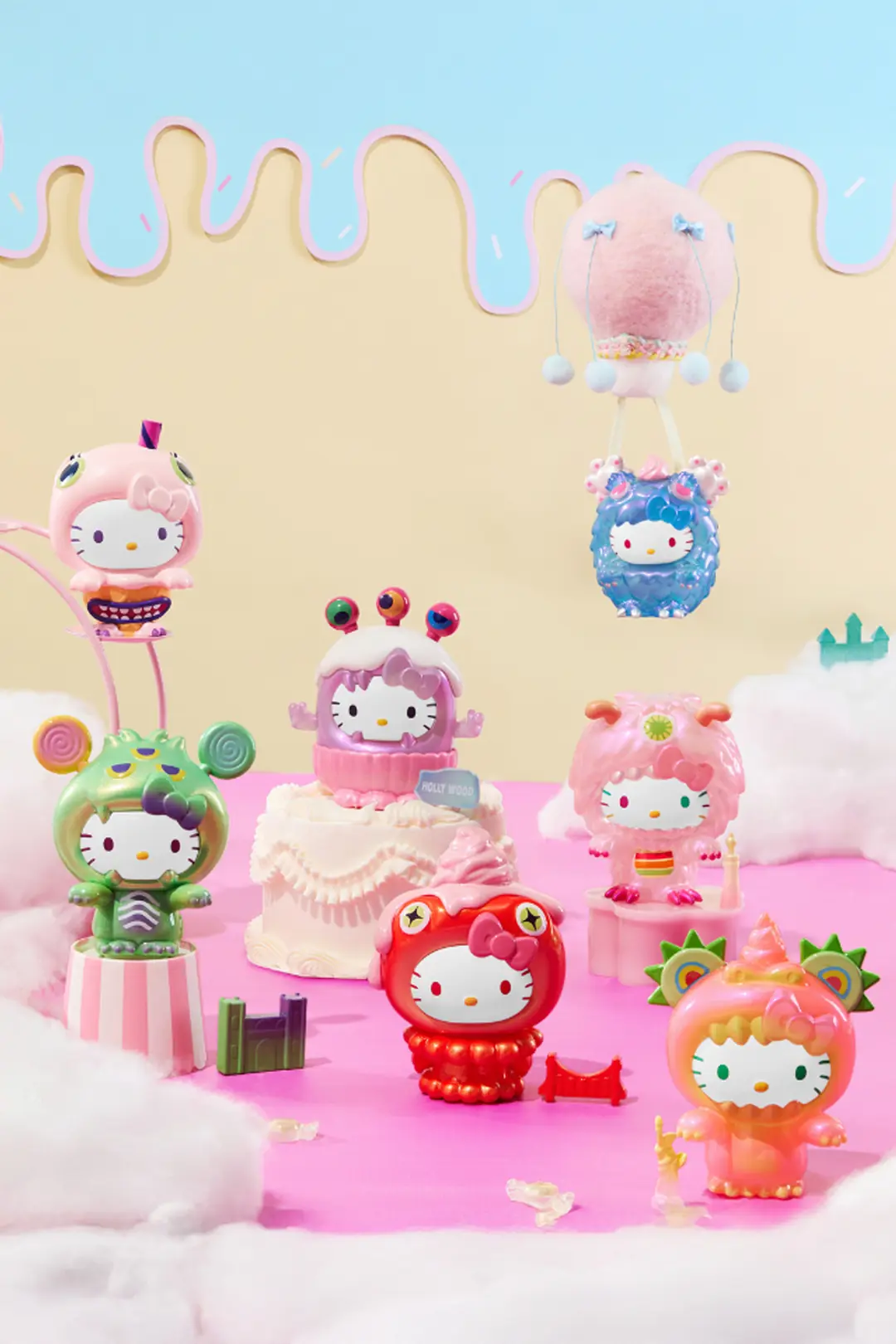 Hello Kitty Candy Monster Figür Sürpriz Kutu - Blind Box