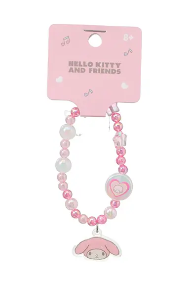 Sanrio Lisanslı Boncuklu Saç Lastiği Hello Kitty 8,5 Cm