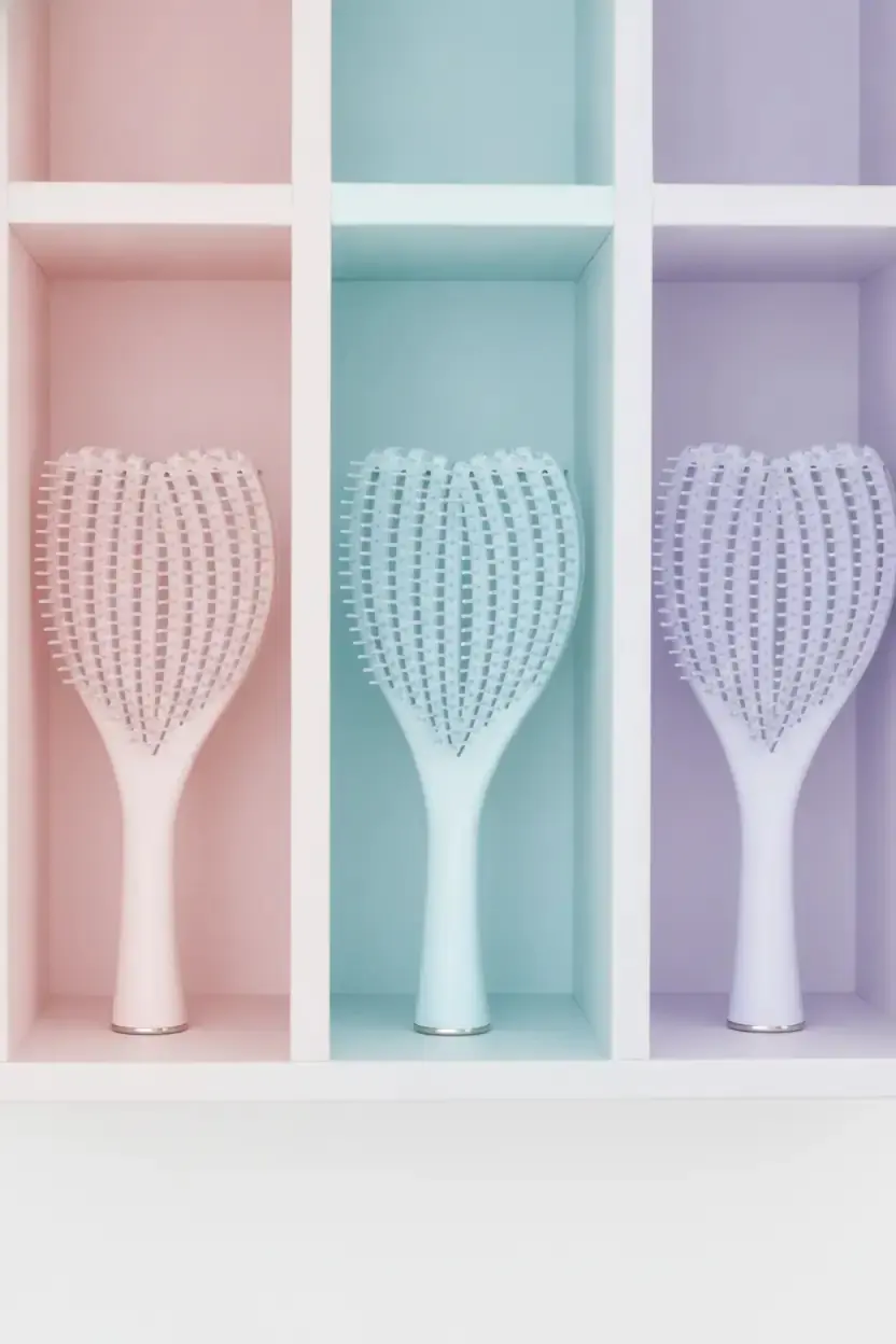 Miniso Lisanslı Kabuk Şeklinde Saç Fırçası – Hafif Tasarım 23,6 Cm