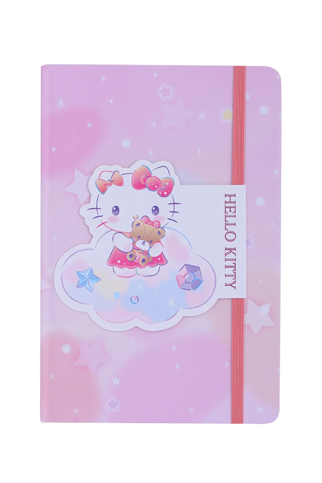Sanrio Lisanslı Hello Kitty A5 Lastikli Ciltli Defter 80 Yaprak 14 CM