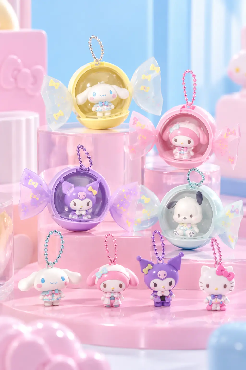 Hello Kitty ve Arkadaşları Bebek Koleksiyonu Kolye Ucu