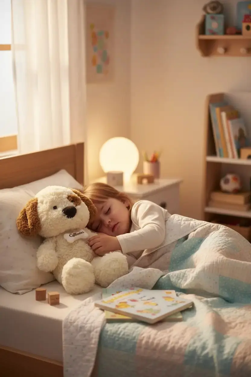 Miniso Lisanslı Gillinini Serisi Köpek Peluş Oyuncak – Yumuşacık Sarılmalık Uyku Arkadaşı 33 Cm