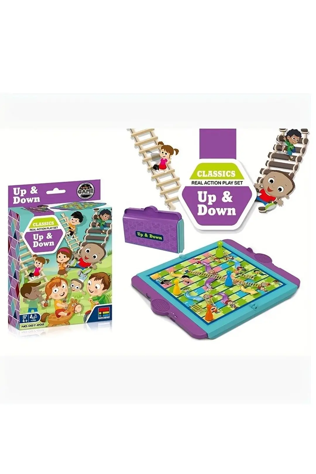 Miniso Lisanslı Board Games Collection Up & Down Masa Oyunu – Eğlenceli Klasik Oyun