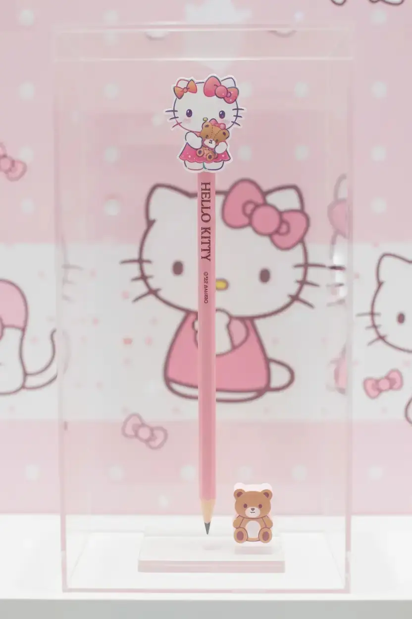 Sanrio Hello Kitty Lisanslı Kalem Ve Silgi Seti – Okul & Günlük Kullanım