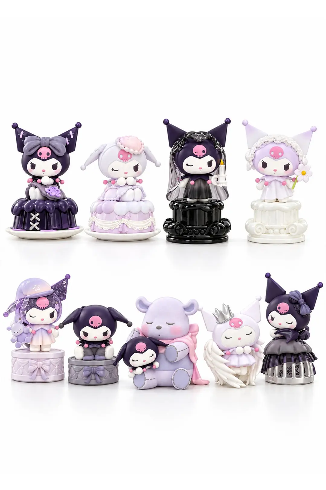 Sanrio Lisanslı Kuromi Gün Işığındaki Ay Blind Box Süsü – Sürpriz Koleksiyon