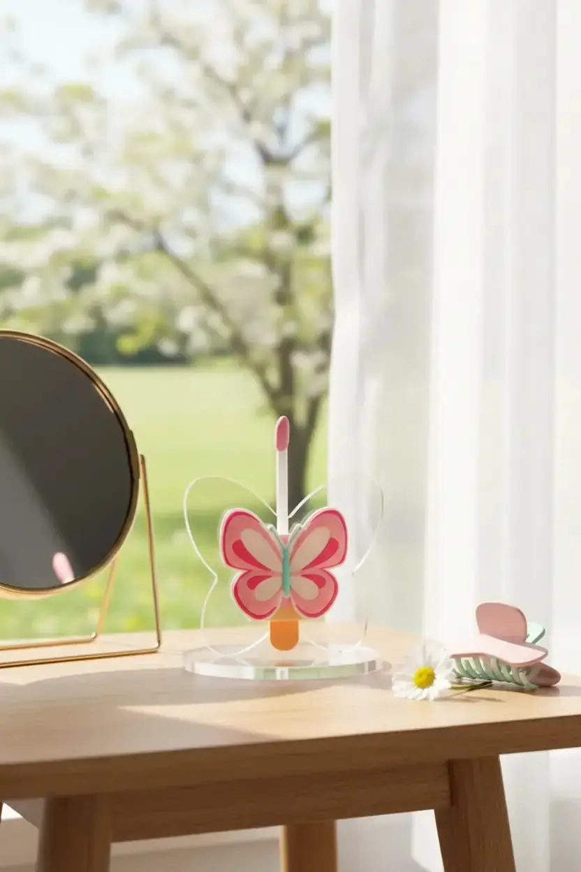 Miniso Lisanslı Tatlı Temalı Kelebek Lip Gloss – Nemlendirici Dudak Parlatıcısı