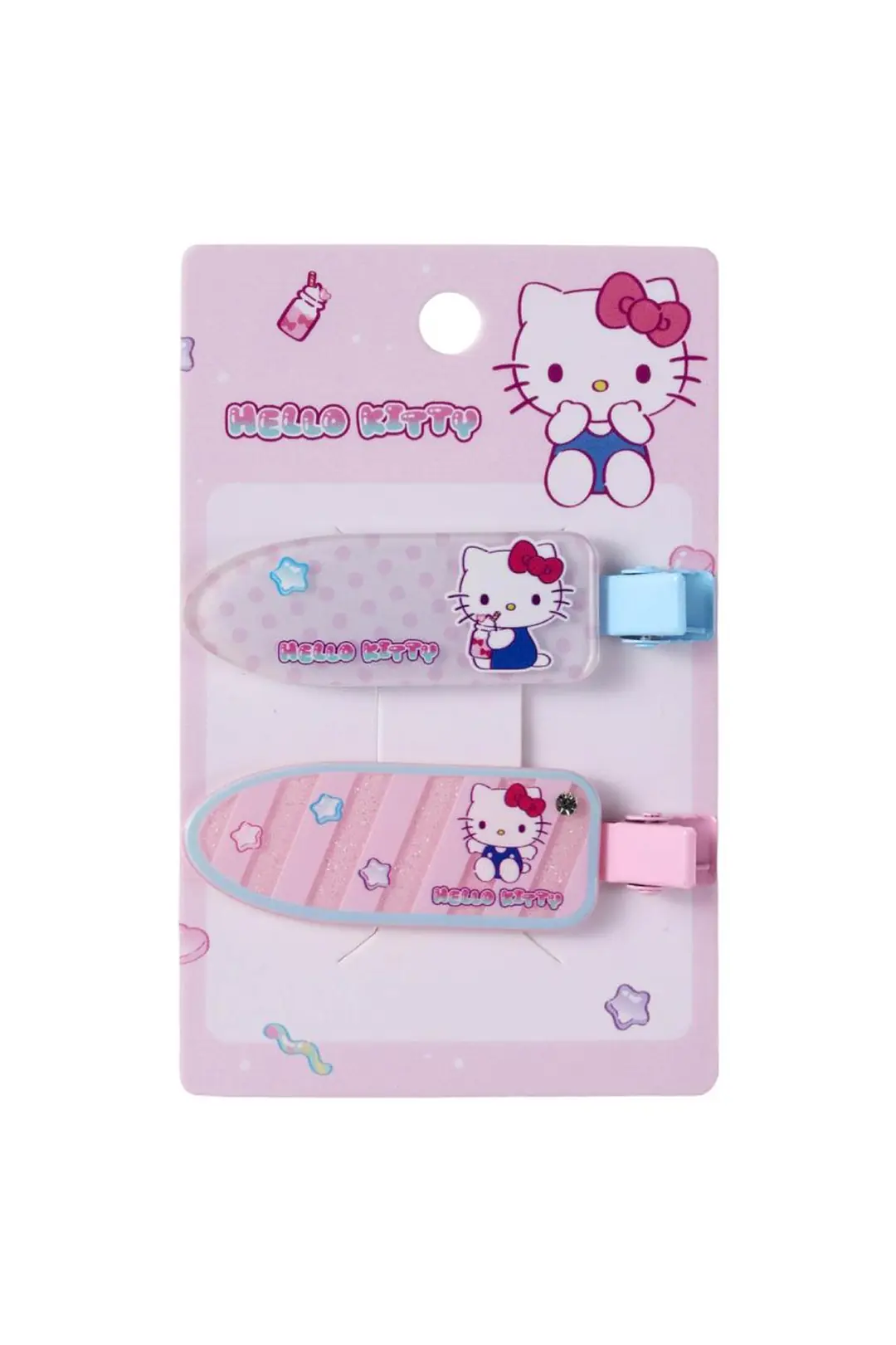 Hello Kitty Lisanslı Tatlı Fabrika Saç Tokası Seti (2 Adet) – Akrilik & Metal