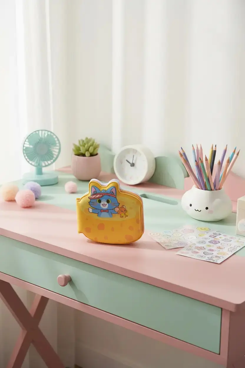 Miniso Lisanslı Tom ve Jerry Gokko Serisi Peynir Temalı Puffy Not Defteri