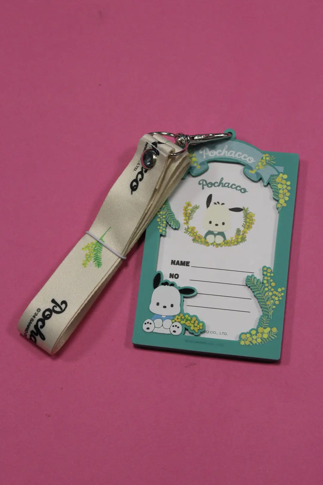 Sanrio Lisanslı İpli Kartlık - My Melody ve Kuromi Desenli PVC Boyun Askılı Kimlik ve Akbil Kabı