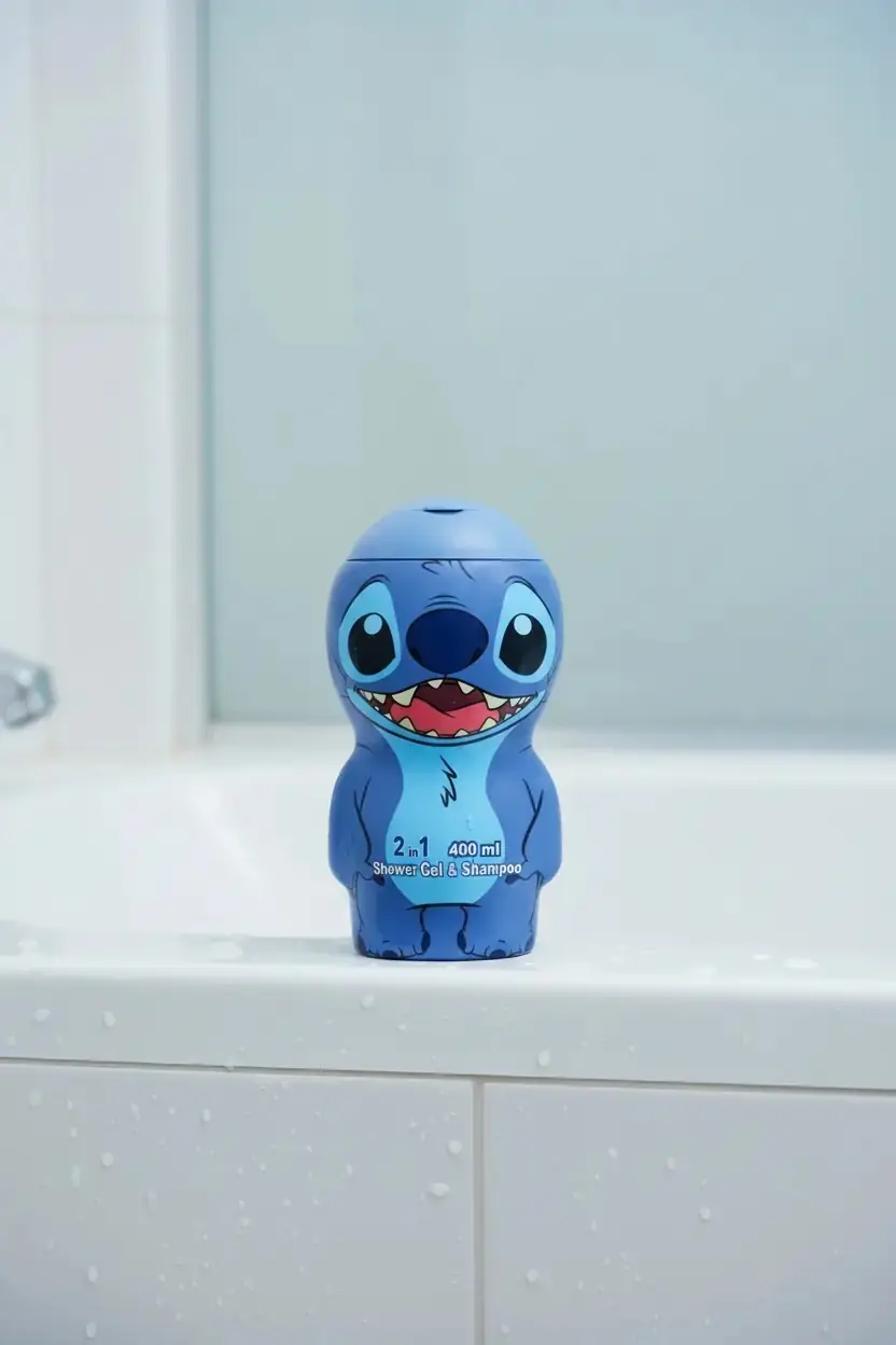 Disney Stitch Lisanslı 2'si 1 Arada Duş Jeli ve Şampuan 400 ml – Çocuklar İçin