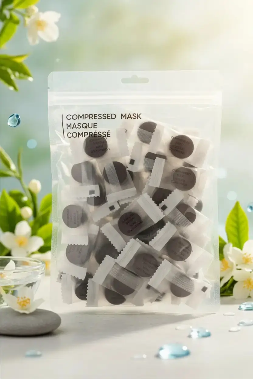 Miniso Lisanslı Bambu Kömürlü Sıkıştırılmış Maske 2 Cm – Gözenek Arındırıcı Cilt Bakımı