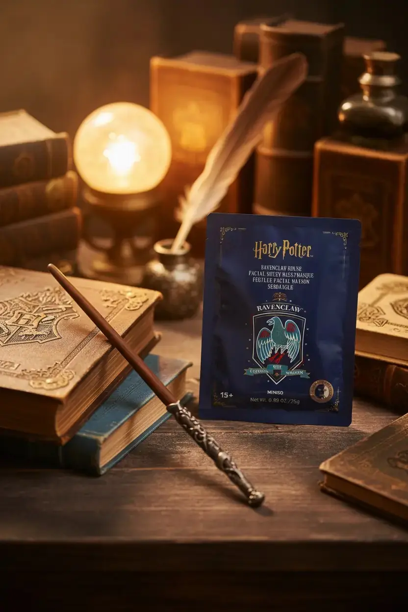 Harry Potter Lisanslı Ravenclaw Kağıt Yüz Maskesi – Derinlemesine Nemlendirici ve Ferahlatıcı Bakım