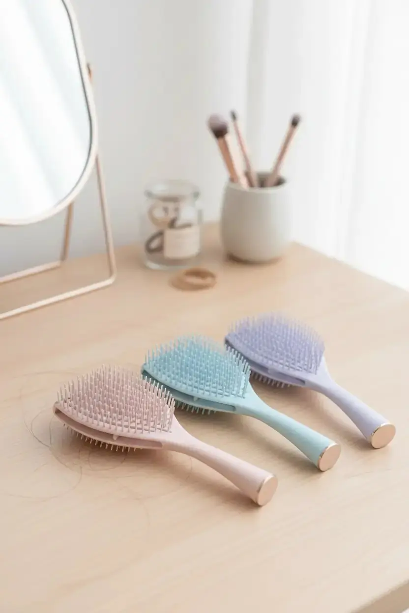 Miniso Lisanslı Kabuk Şeklinde Saç Fırçası – Hafif Tasarım 23,6 Cm