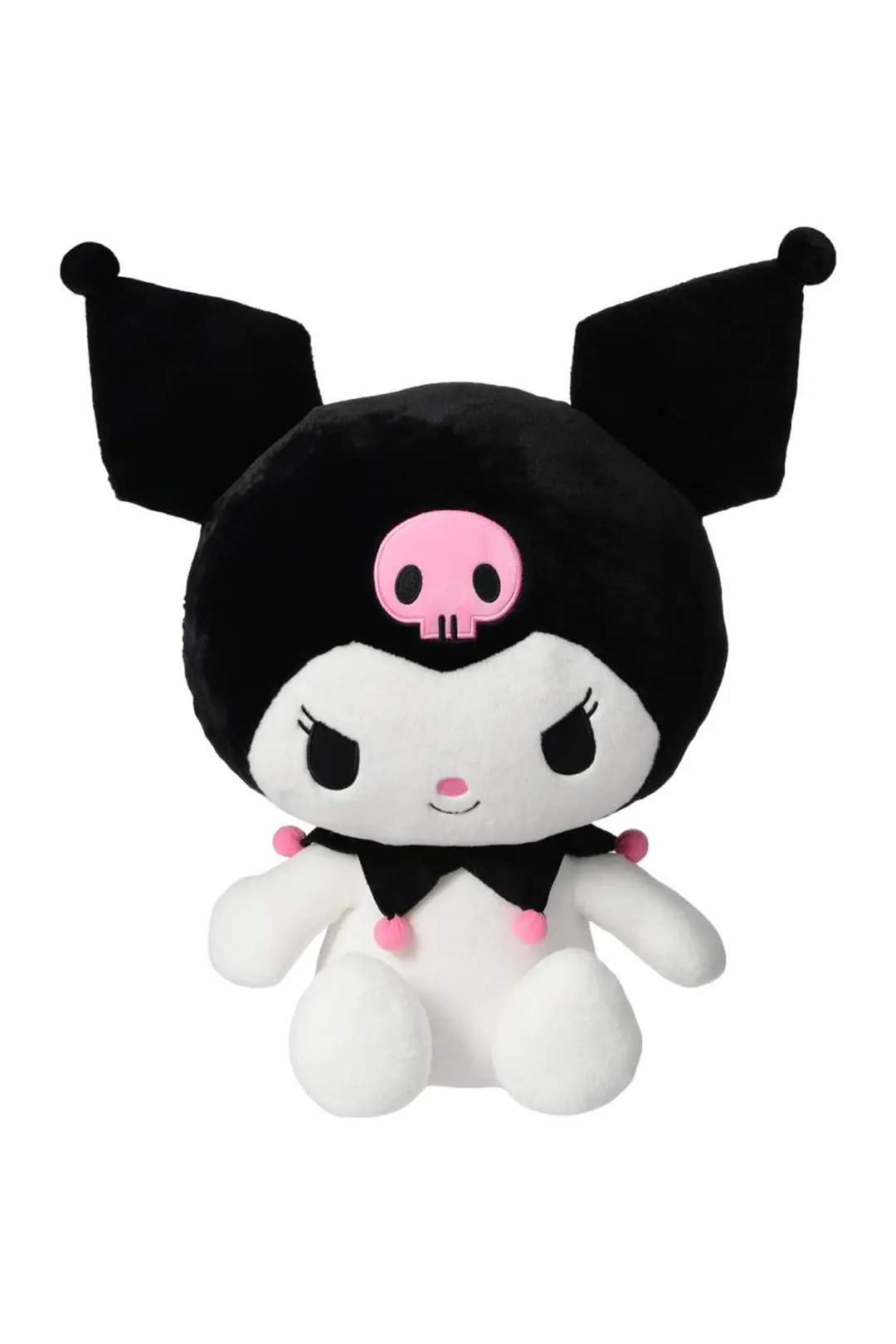 Sanrio Lisanslı Kuromi Peluş Oyuncak 25 Cm – Oturan Yumuşacık Sevimli Tasarım
