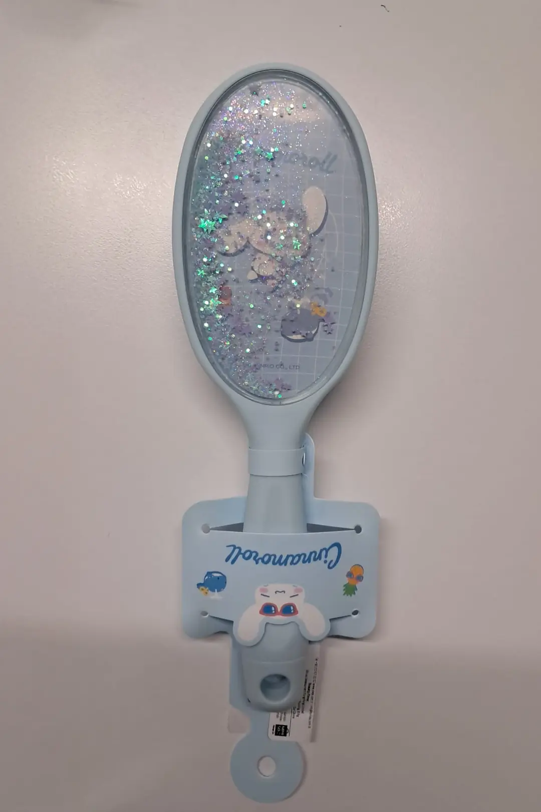 Sanrio Lisanslı Cinnamoroll Simli Oval Yastık Saç Fırçası – Yaz Koleksiyonu