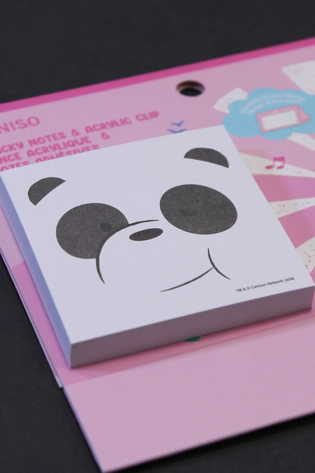 We Bare Bears Lisanslı Panda Not Kağıdı Seti – Klipsli 80 Yaprak