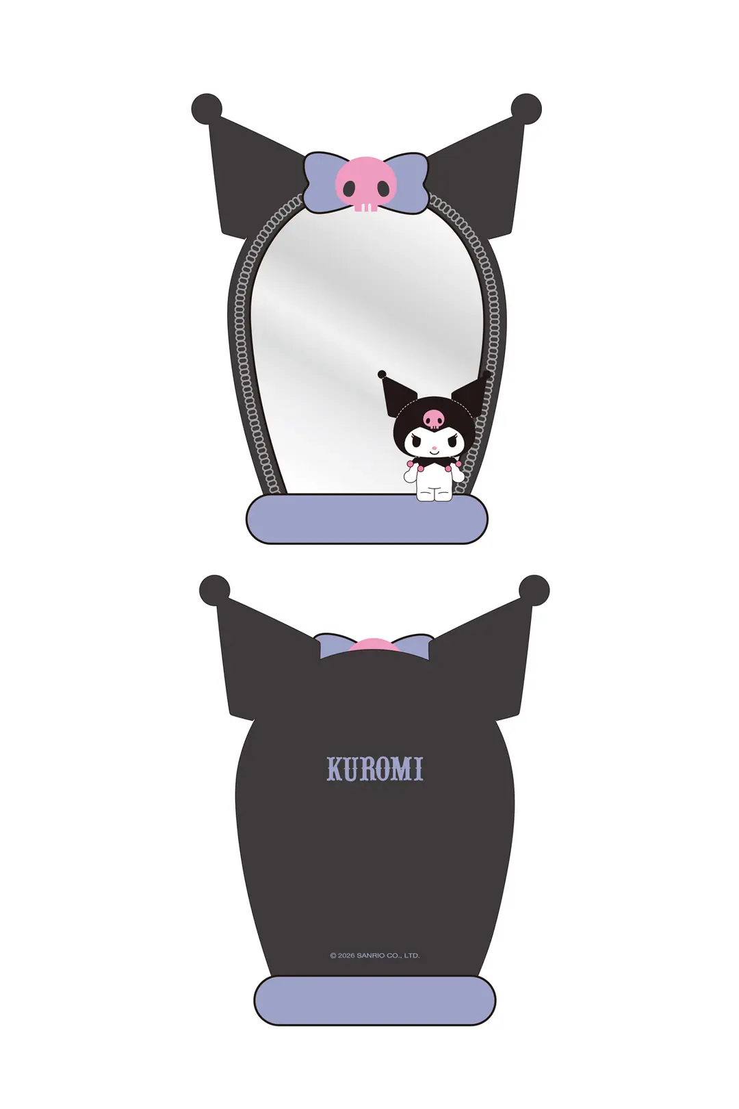 Kuromi 3D Figürlü Masaüstü Makyaj Aynası