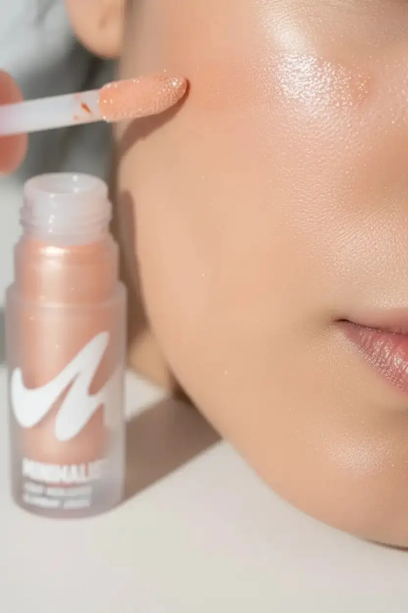 Miniso Lisanslı Minimalist Serisi Likit Aydınlatıcı No 03 Gül Pembesi - Doğal Işıltı Veren ve İnce Yapılı Highlighter
