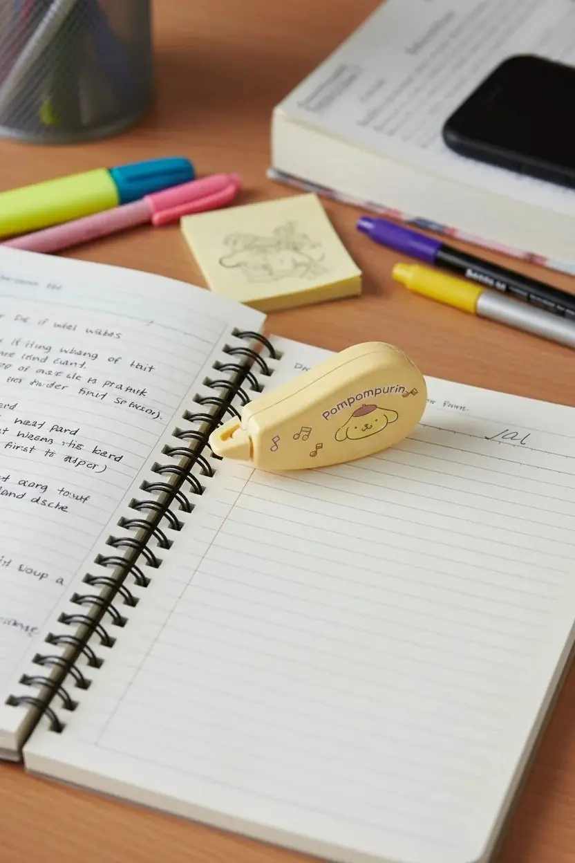 Sanrio Lisanslı Pompompurin Stacking Fun Serisi Düzeltme Bandı