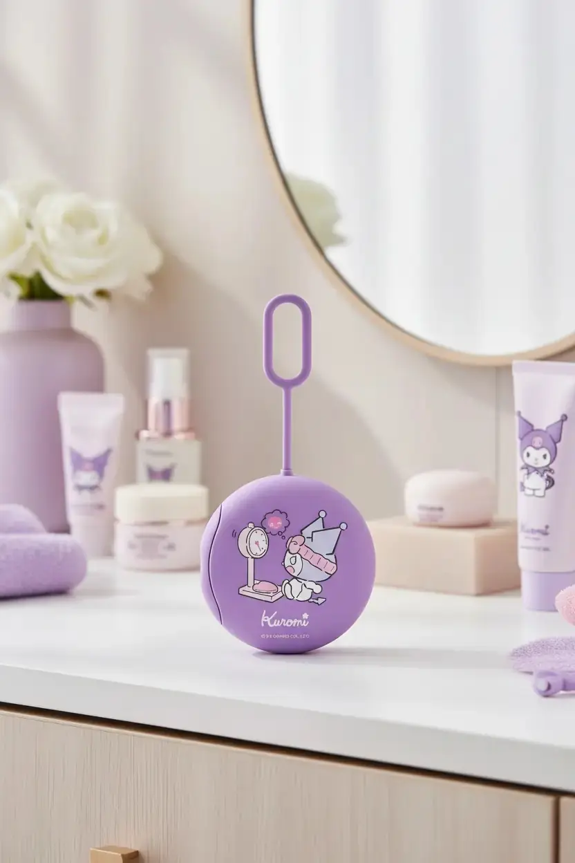 Sanrio Lisanslı Kuromi Silikon Yüz Temizleme Cihazı NV006 – Şarj Edilebilir Cilt Bakım Aleti