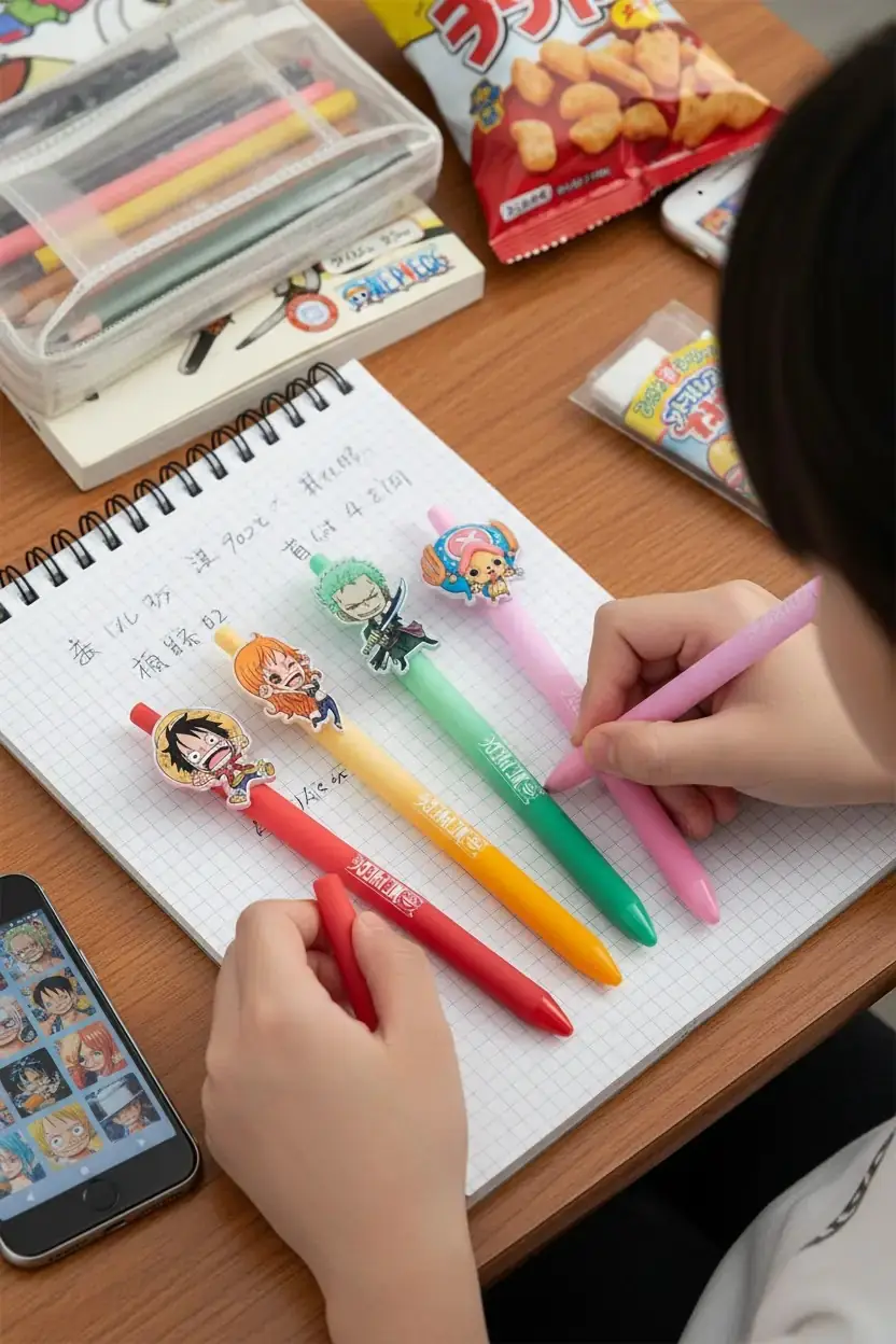 One Piece Lisanslı Klasik Koleksiyon Figürlü Jel Kalem 15 Cm