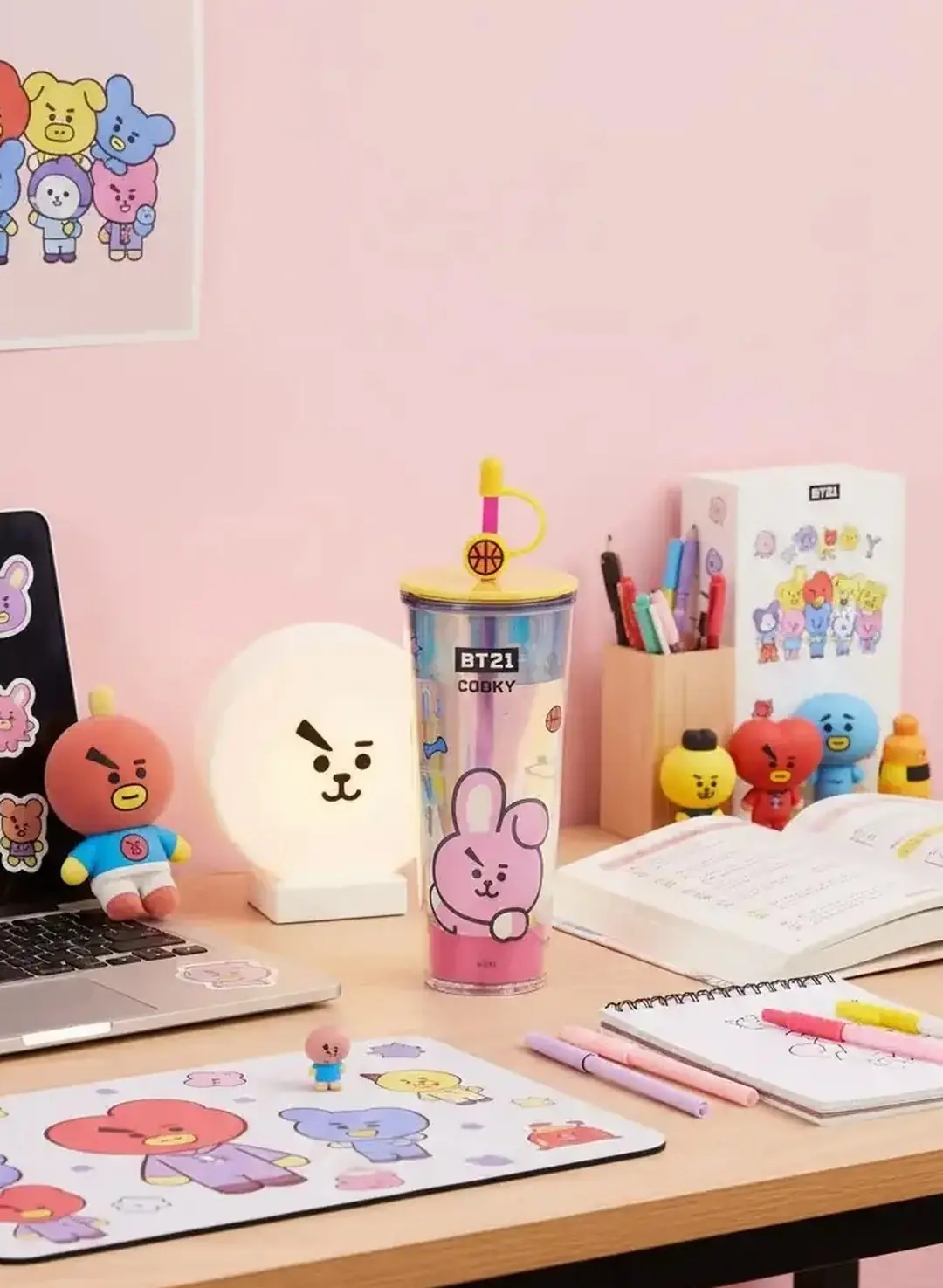 BT21 lisanslı ürünler koleksiyonu
